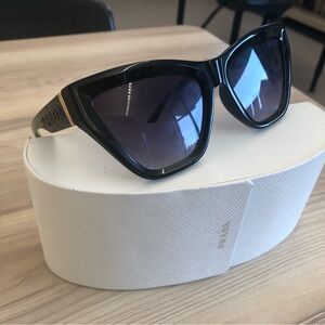 Designer sunglasses and case